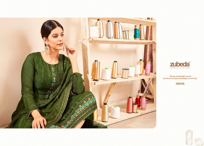 Nafisa By Zubeda Heavy Organza Designer Salwar Kameez Catalog